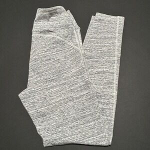 PINK Crisscross Waist Leggings Heather Gray Size M‎ Back Pocket 27" Inseam NWOT